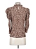 CeCe Animal Print Brown 3/4 Sleeve Blouse Size S - photo 2