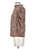 CeCe Animal Print Brown 3/4 Sleeve Blouse Size S - photo 5
