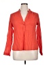 Dots Orange Long Sleeve Blouse Size XL - photo 1