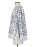 Green Tea 100% Cotton Animal Print Silver Pullover Sweater Size S - photo 5
