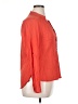 Dots Orange Long Sleeve Blouse Size XL - photo 4