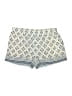BCBGMAXAZRIA 100% Polyester Print Blue Shorts Size M - photo 1