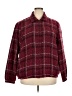 Alfred Dunner Plaid Burgundy Pullover Sweater Size 20 - photo 1