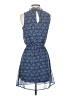 Xhilaration 100% Polyester Paisley Blue Cocktail Dress Size XS - photo 2