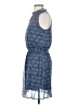Xhilaration 100% Polyester Paisley Blue Cocktail Dress Size XS - photo 5