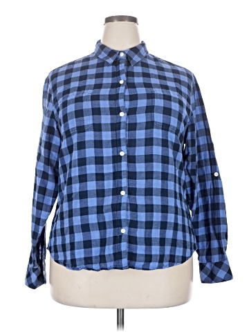 Riders by Lee Long Sleeve Button-Down Shirt (view 1)