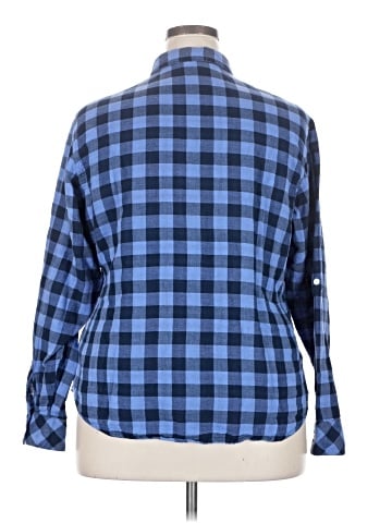 Riders by Lee Long Sleeve Button-Down Shirt (view 2)