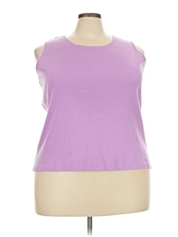 Denim & Co Sleeveless T-Shirt (view 1)