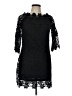 Auxo Black Cocktail Dress Size L - photo 1