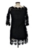 Auxo Black Cocktail Dress Size L - photo 2