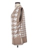 Kingston Grey 100% Polyester Houndstooth Tan Sweater Vest Size S - photo 5