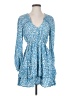 Zara Blue Casual Dress Size XS - photo 1