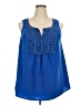 Ryan Wythe 100% Polyester Blue Tank Top Size 2X - photo 1