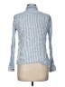 Vilagallo Stripes Blue Long Sleeve Button-Down Shirt Size M - photo 2
