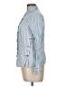 Vilagallo Stripes Blue Long Sleeve Button-Down Shirt Size M - photo 5