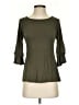 Ultra Flirt Green 3/4 Sleeve Top Size S - photo 1