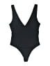 Babaton Solid Black One Piece Swimsuit Size M - photo 1