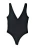 Babaton Solid Black One Piece Swimsuit Size M - photo 2
