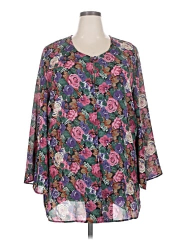 Maggie Lawrence 3/4 Sleeve Blouse (view 1)