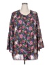 Maggie Lawrence 100% Polyester Purple 3/4 Sleeve Blouse Size 18 - photo 1