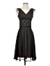 Connected Apparel 100% Polyester Black Cocktail Dress Size 4 (petite) - photo 1