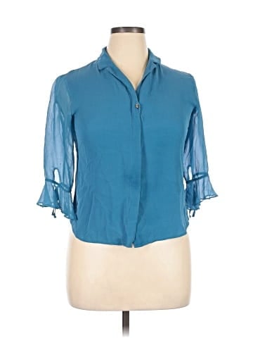 Alfani 3/4 Sleeve Silk Top (view 1)