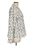 Ecowish Animal Print Ivory Long Sleeve Blouse Size L - photo 4