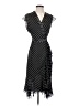 Etcetera 100% Silk Polka Dots Black Cocktail Dress Size 2 - photo 1