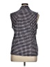 Anne Klein Houndstooth Blue Sleeveless Blouse Size XL - photo 2