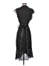 Etcetera 100% Silk Polka Dots Black Cocktail Dress Size 2 - photo 2