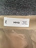 MNG 100% Polyester Tan Faux Leather Skirt Size L - photo 4