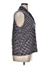 Anne Klein Houndstooth Blue Sleeveless Blouse Size XL - photo 4