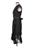 Etcetera 100% Silk Polka Dots Black Cocktail Dress Size 2 - photo 5