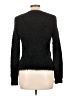 August Silk Black Cardigan Size M - photo 2