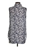 CAbi 100% Polyester Blue Sleeveless Blouse Size XS - photo 2