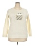 Croft & Barrow Hearts Ivory Pullover Sweater Size XXL - photo 1