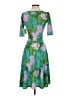 Lularoe Tropical Green Cocktail Dress Size XXS - photo 2