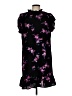 CeCe Floral Black Casual Dress Size L - photo 1