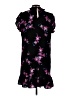 CeCe Floral Black Casual Dress Size L - photo 2