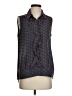 CAbi 100% Polyester Blue Sleeveless Blouse Size S - photo 1