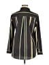 Unbranded Stripes Black Long Sleeve Blouse Size XL - photo 2