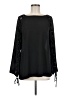 Greylin 100% Polyester Black Long Sleeve Blouse Size M - photo 1