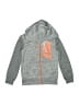 Nike 100% Polyester Gray Zip Up Hoodie Size 4 - 5 - photo 1