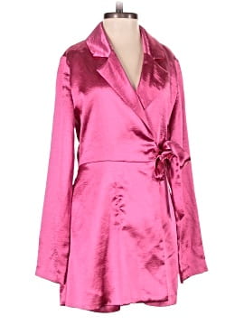 strapless open back dress Contrast Striped Collar Patchwork Puff Sleeve Ruffle Hem Mini Dress   Charming Charlie