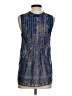 Joie 100% Silk Blue Sleeveless Silk Top Size XS - photo 2