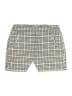 Versona Checkered-gingham Ivory Shorts Size 4 - photo 1