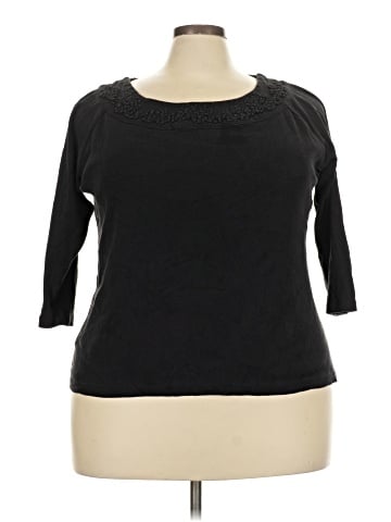 Rafaella Studio 3/4 Sleeve Top (view 1)