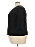 Rafaella Studio 100% Cotton Black 3/4 Sleeve Top Size 2X - photo 5