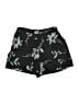 Shein 100% Polyester Floral Black Shorts Size 6 - photo 1