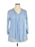 Alfani Blue 3/4 Sleeve Blouse Size 1X - photo 1
